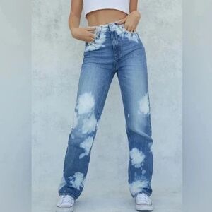 PacSun Tie-dye 90s Boyfriend Baggy Leg Jean. Size 24